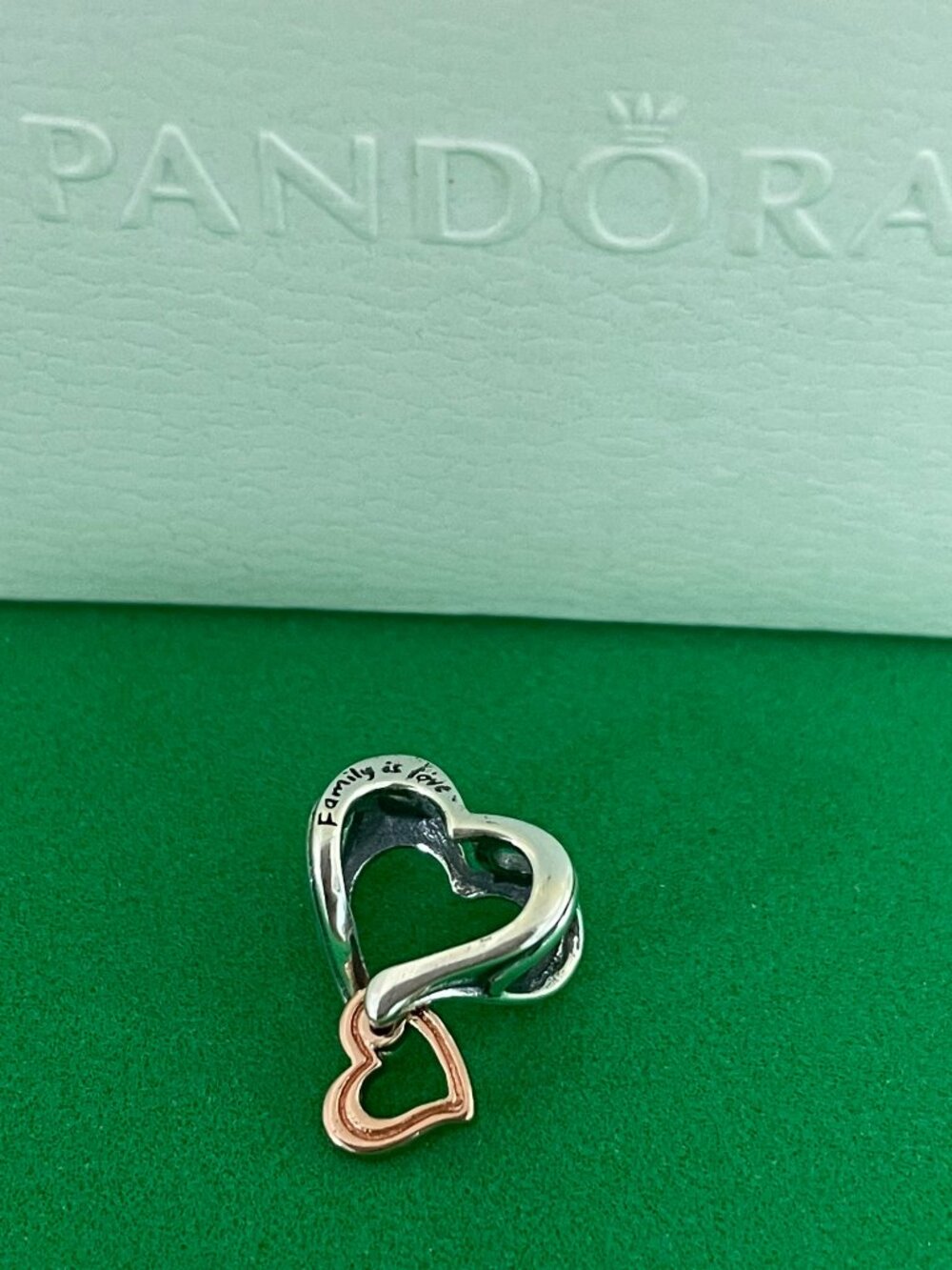 Authentic Pandora Family is Love Heart Charm